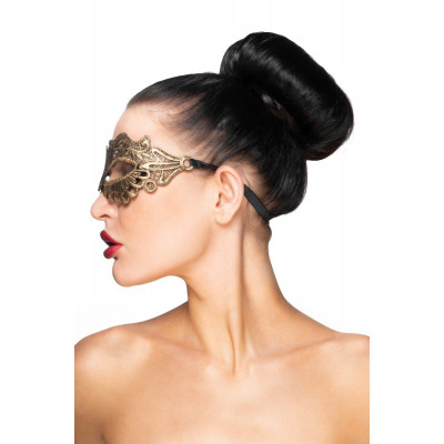 Золотистая карнавальная маска Антарес
